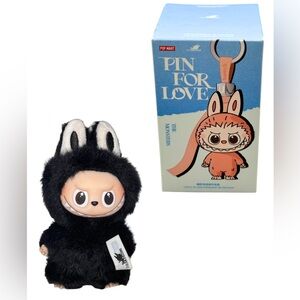 Pop Mart Labubu Pin For Love Letter R Respect
